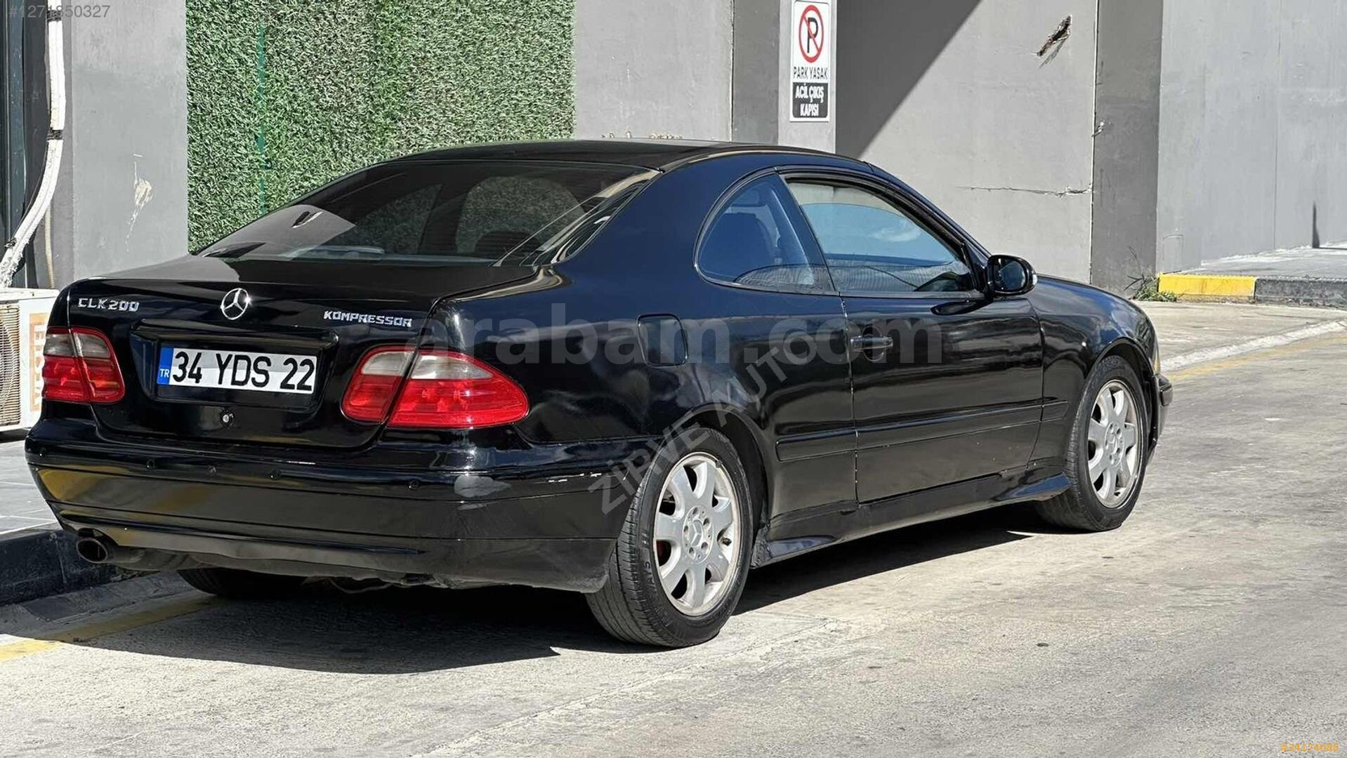 Galeriden Mercedes - Benz CLK 200 Avantgarde 2000 Model İstanbul 351.000 km Siyah 6
