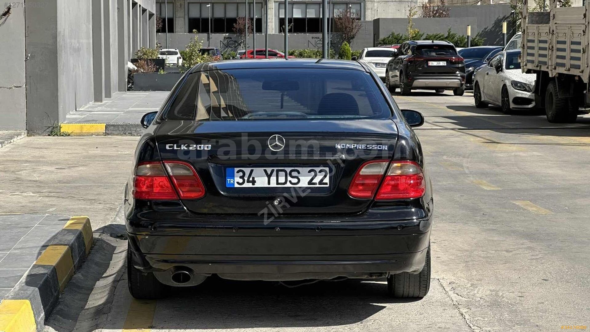 Galeriden Mercedes - Benz CLK 200 Avantgarde 2000 Model İstanbul 351.000 km Siyah 7