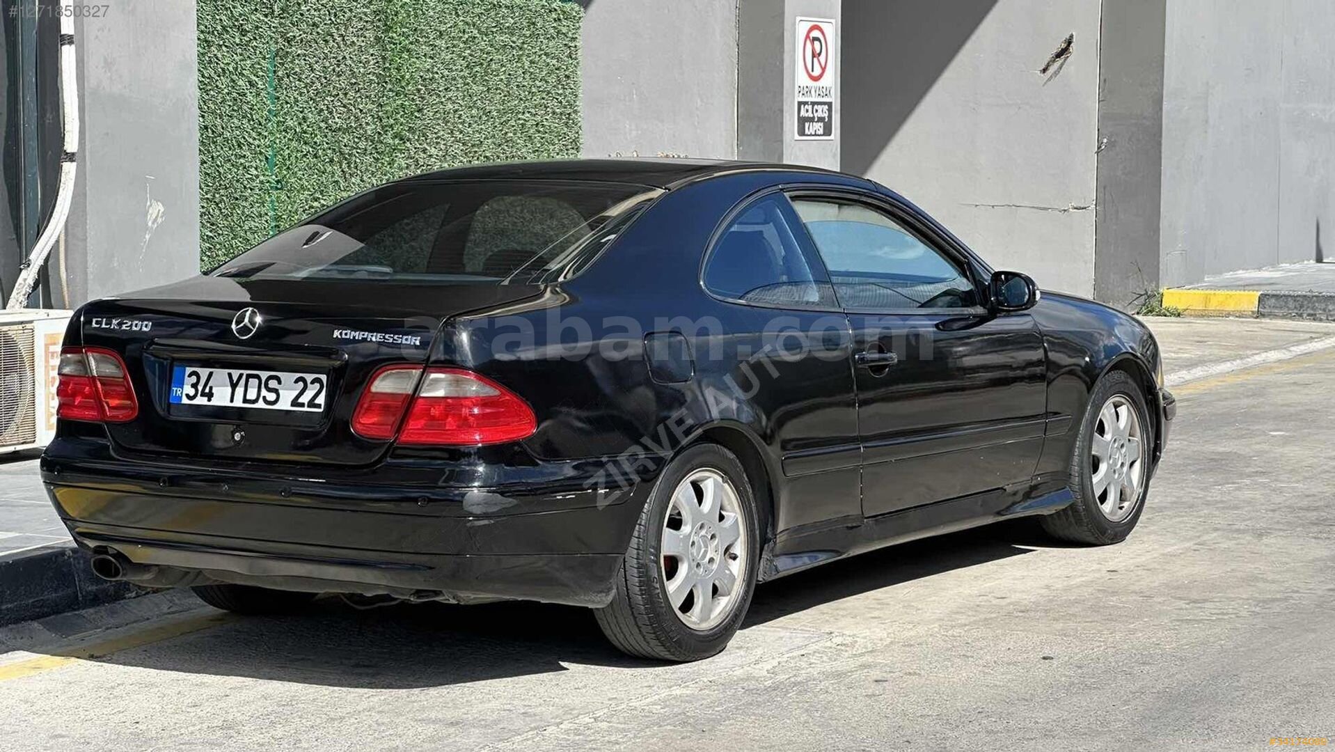 Galeriden Mercedes - Benz CLK 200 Avantgarde 2000 Model İstanbul 351.000 km Siyah 5