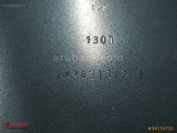 CADDY 5 SAĞ ÖN KAPI MAVİ 2K7831312E HAFİF HASARLI 2020 SONRASI Ö