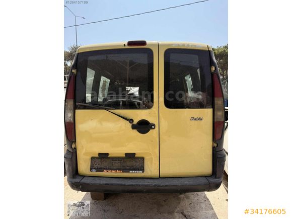 Fiat doblo 2000-2005 arka bagaj kapağı