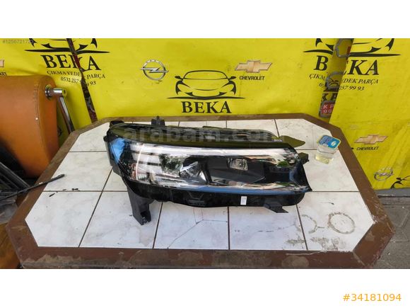 OPEL COMBO E SAĞ FAR ÇIKMA ORJİNAL YEDEK PARÇA