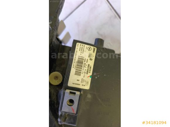 OPEL COMBO E SAĞ FAR ÇIKMA ORJİNAL YEDEK PARÇA
