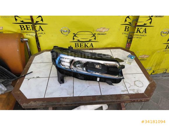 OPEL COMBO E SAĞ FAR ÇIKMA ORJİNAL YEDEK PARÇA