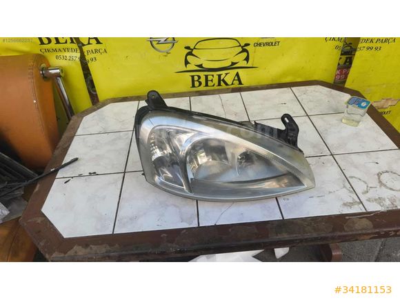 OPEL COMBO C SAĞ FAR ÇIKMA ORJİNAL YEDEK PARÇA