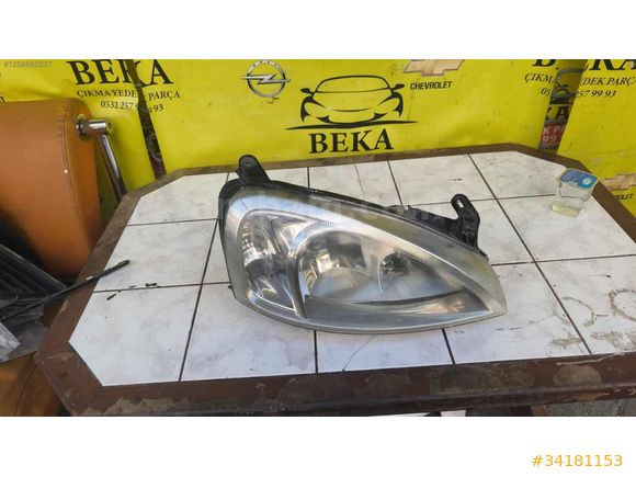 OPEL COMBO C SAĞ FAR ÇIKMA ORJİNAL YEDEK PARÇA