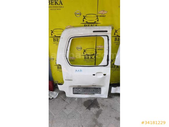 OPEL COMBO E SOL BAGAJ AÇIK KASA ÇIKMA ORJİNAL YEDEK PARÇA