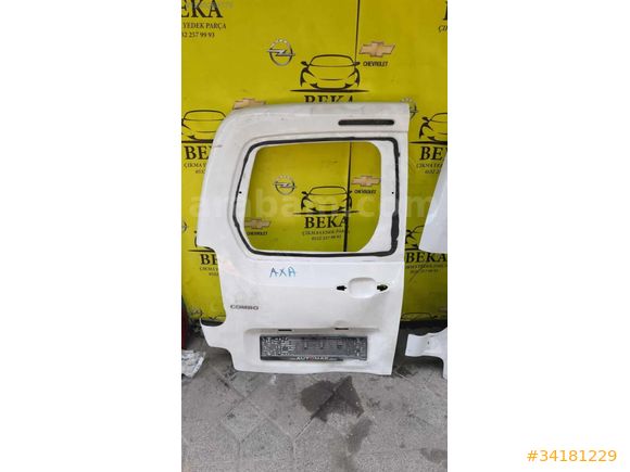 OPEL COMBO E SOL BAGAJ AÇIK KASA ÇIKMA ORJİNAL YEDEK PARÇA