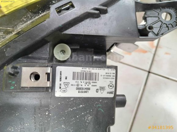 OPEL COMBO E SAĞ SOL FAR LUX ÇIKMA ORJİNAL YEDEK PARÇA