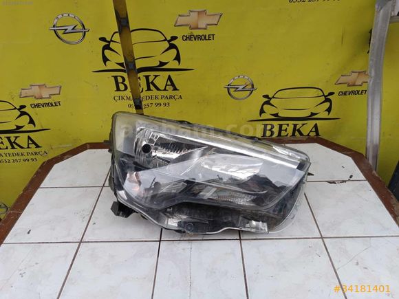 OPEL COMBO E SAĞ FAR ÇIKMA ORJİNAL YEDEK PARÇA