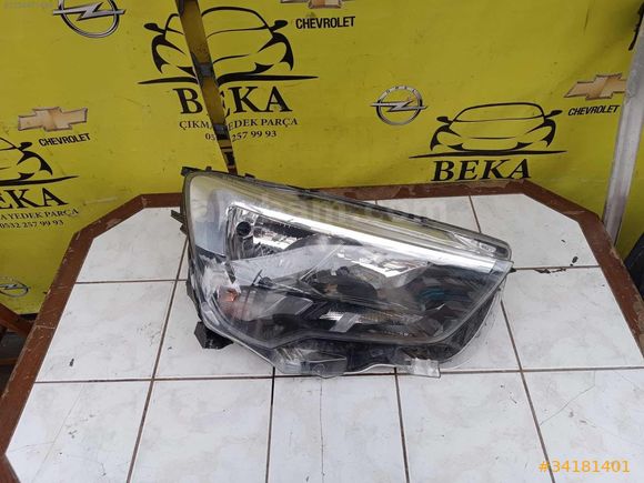 OPEL COMBO E SAĞ FAR ÇIKMA ORJİNAL YEDEK PARÇA
