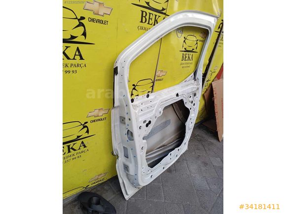 OPEL COMBO E SAĞ ÖN KAPI BEYAZ ÇIKMA ORJİNAL YEDEK PARÇA