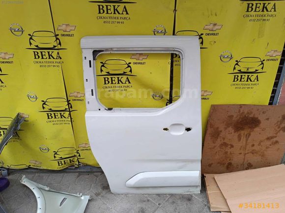 OPEL COMBO E SAĞ ARKA KAPI BEYAZ ÇIKMA ORJİNAL YEDEK PARÇA