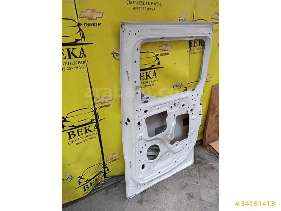OPEL COMBO E SAĞ ARKA KAPI BEYAZ ÇIKMA ORJİNAL YEDEK PARÇA