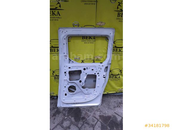 OPEL COMBO E SAĞ SÜRGÜLÜ KAPI BEYAZ ÇIKMA ORJİNAL YEDEK PARÇA