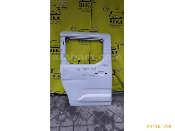 OPEL COMBO E SAĞ SÜRGÜLÜ KAPI BEYAZ ÇIKMA ORJİNAL YEDEK PARÇA
