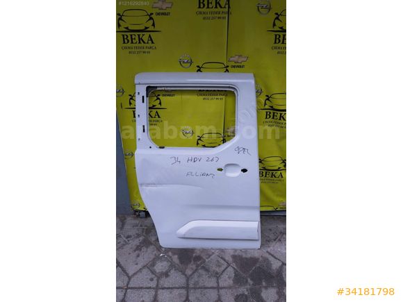 OPEL COMBO E SAĞ SÜRGÜLÜ KAPI BEYAZ ÇIKMA ORJİNAL YEDEK PARÇA