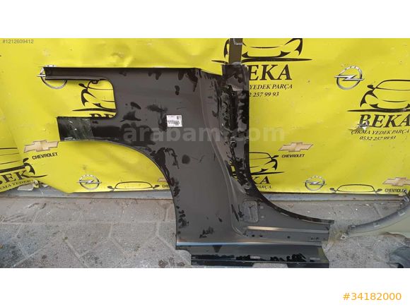 OPEL COMBO E SOL ARKA ÇAMURLUK MARŞBİYELİ ÇIKMA ORJİNAL YEDEK