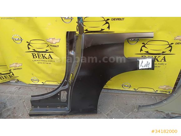 OPEL COMBO E SOL ARKA ÇAMURLUK MARŞBİYELİ ÇIKMA ORJİNAL YEDEK