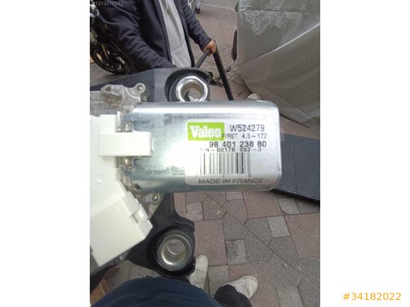 OPEL COMBO E ARKA CAM SİLECEK MOTORU SIFIR ORJİNAL YEDEK PARÇA