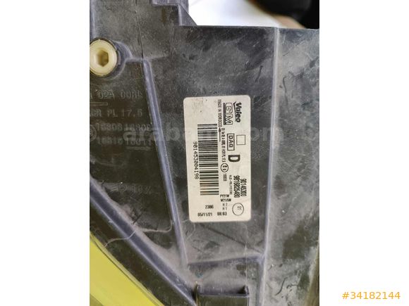 OPEL COMBO E SAĞ FAR ÇIKMA ORJİNAL YEDEK PARÇA