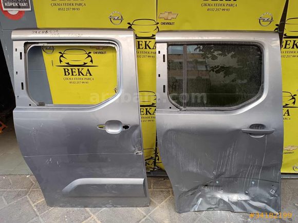 OPEL COMBO E SAĞ ARKA KAPI DOLU ÇIKMA ORJİNAL YEDEK PARÇA