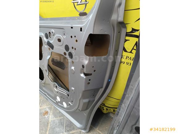OPEL COMBO E SAĞ ARKA KAPI DOLU ÇIKMA ORJİNAL YEDEK PARÇA