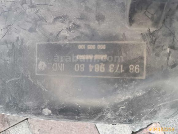 OPEL COMBO E SAĞ ÖN DAVLUMBAZ ORJİNAL YEDEK PARÇA