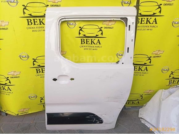 OPEL COMBO E SOL ARKA KAPI ÇIKMA ORJİNAL YEDEK PARÇA