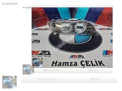 E39 SAĞ FAR CAM