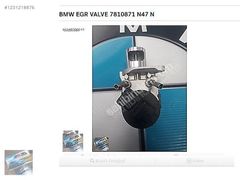 BMW EGR VALVE 7810871 N47 N