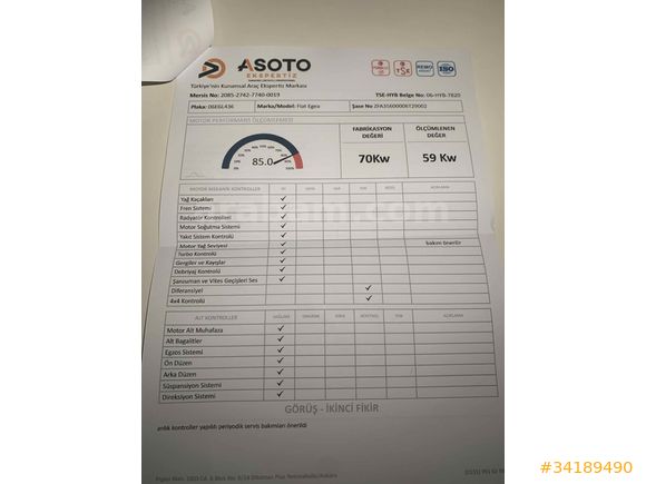 Sahibinden Fiat Egea 1.3 Multijet Easy Plus 2020 Model Niğde