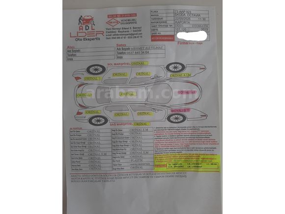 2019 Octavia, Ekspertiz li, Aile Arabası extralı