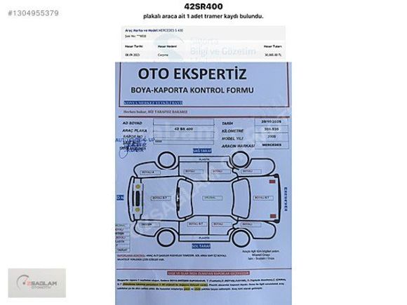 ÖZSAĞLAM'dan 2000 Mercedes S400 CDI Otomatik 366binde Hatasız