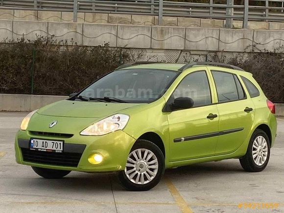 Sahibinden Renault Clio 1.2 TOUR FAZZ authentique 2009 Model Çanakkale 106.600 km Yeşil