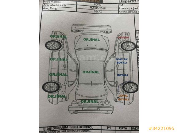 Emsallerinin en uygunu Ford Focus 1.5 TDCi ecoblu Trend X 2019 çıkışlı 2018 Model 