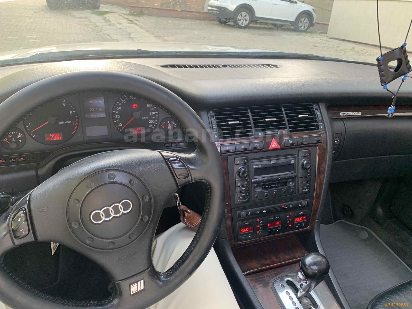 Sahibinden Audi A8 4.2 Quattro 1999 Model Tekirdağ 412.000 km Gri (Gümüş) 2