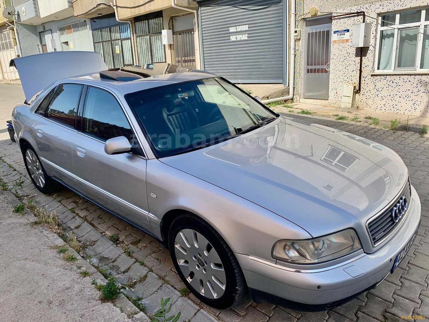 Sahibinden Audi A8 4.2 Quattro 1999 Model Tekirdağ 412.000 km Gri (Gümüş) 1