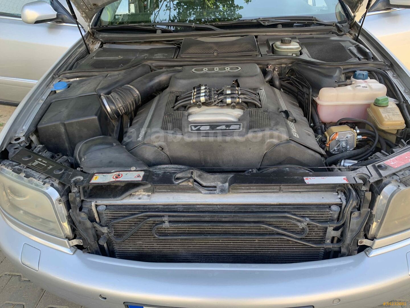 Sahibinden Audi A8 4.2 Quattro 1999 Model Tekirdağ 412.000 km Gri (Gümüş) 5