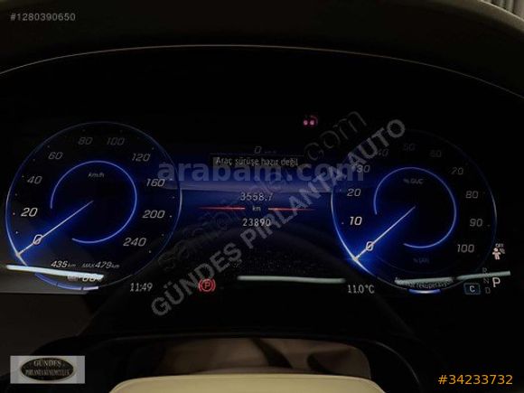 2025 / MERCEDES EQS 450 /4 MATİC / OTOM KAPI/ÇİFT CAM / ARKA AKS
