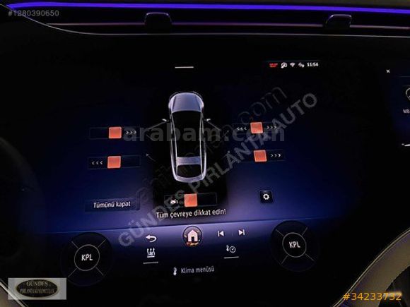 2025 / MERCEDES EQS 450 /4 MATİC / OTOM KAPI/ÇİFT CAM / ARKA AKS