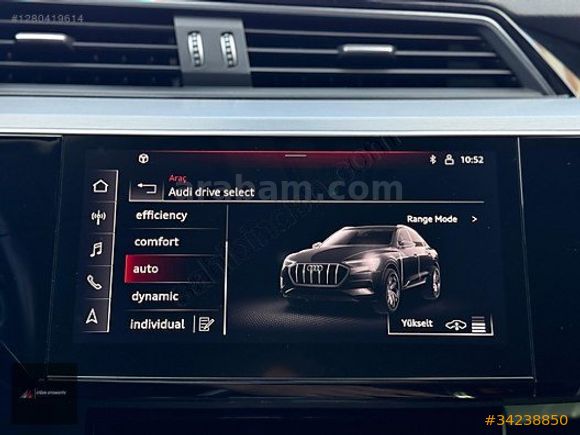 BOYASIZ BAYİİ 2022 AUDİ E-TRON ADVANCED 55 QUATTRO 408 HP