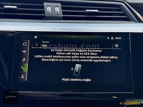 BOYASIZ BAYİİ 2022 AUDİ E-TRON ADVANCED 55 QUATTRO 408 HP