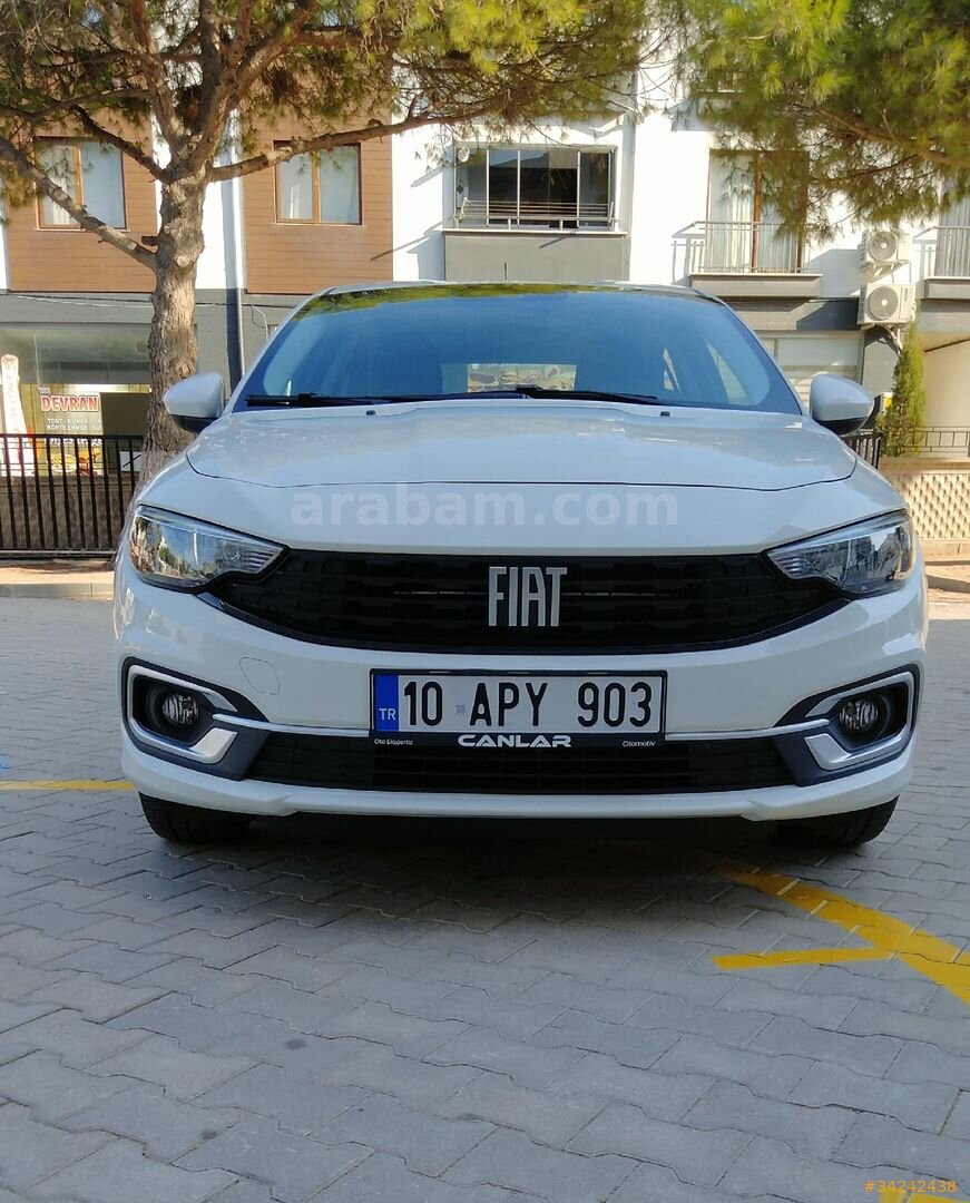 Sahibinden Fiat Egea 1.4 Fire Easy Plus 2024 Model Çanakkale 23.000 km Beyaz 1