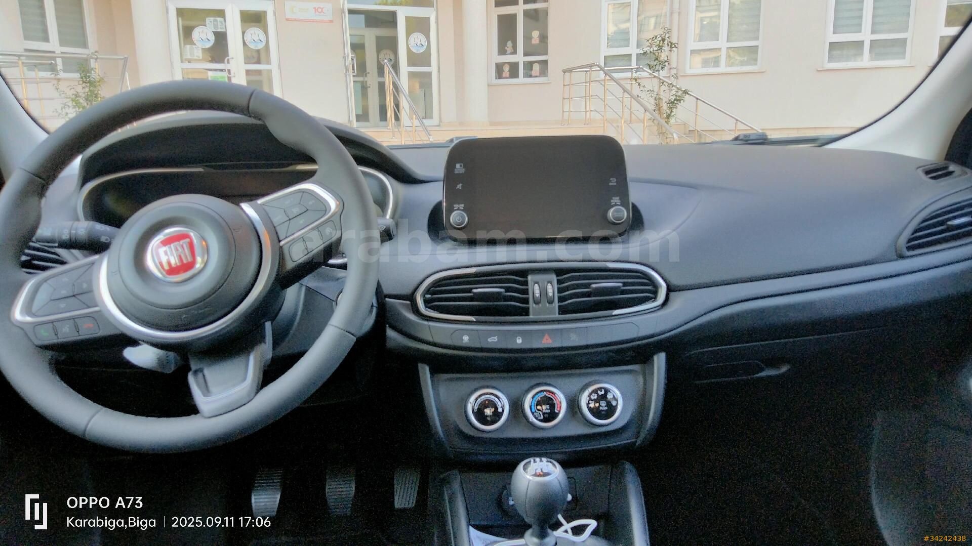 Sahibinden Fiat Egea 1.4 Fire Easy Plus 2024 Model Çanakkale 23.000 km Beyaz 5