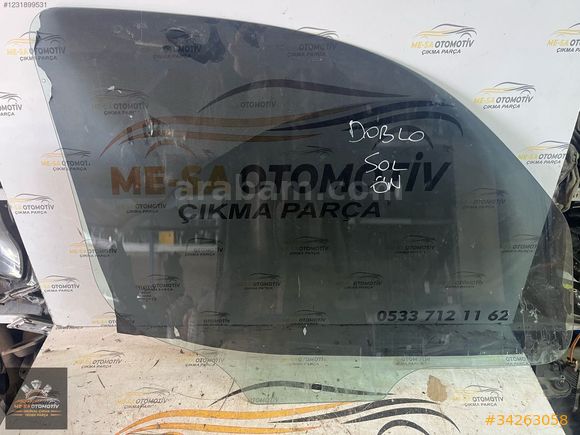 FİAT DOBLO SOL ÖN KAPI CAMI