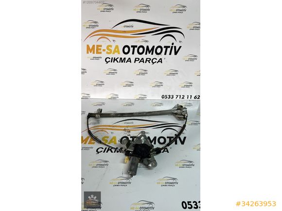 FORD CONNECT SOL ÖN KAPI CAM MOTORU VE KRİKOSU ŞÖFOR 2004-2010
