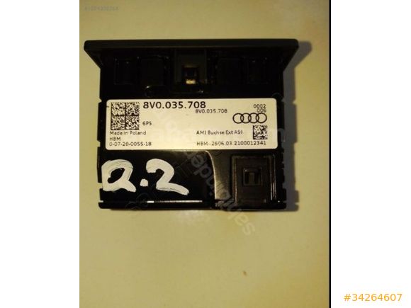 Audi Q2 USB Giriş