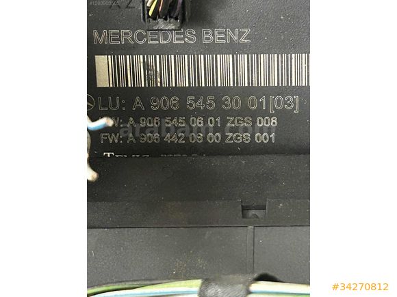 A9065453001 SPRİNTER CRAFTER BCM SAM BEYNİ A9064420600