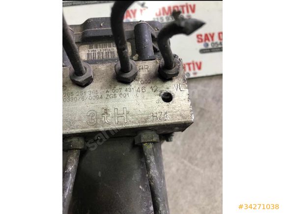 A0074314612 0265951520 MERCEDES SPRİNTER CRAFTER ABS